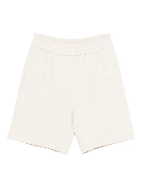 FENDI elastic-waistband logo shorts Neutrals FAB930AV67