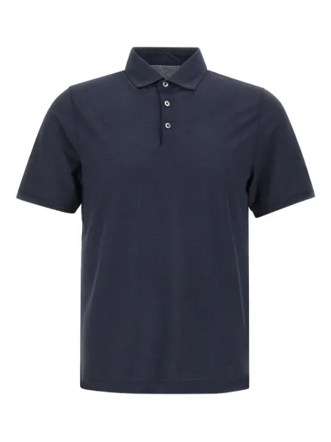 DIKTAT cotton polo shirt Blue DK87115BLU