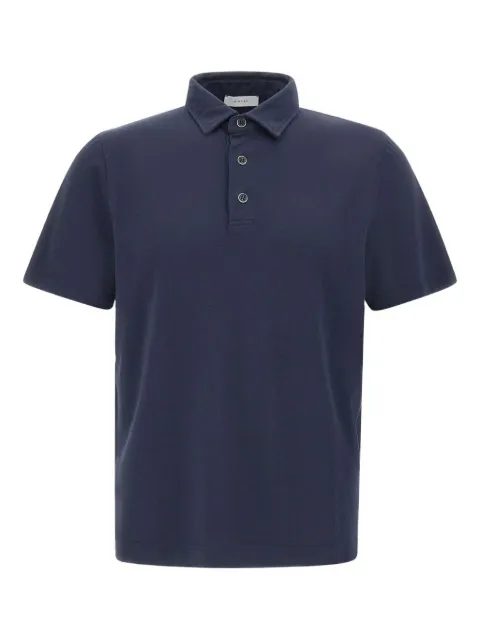 DIKTAT short-sleeve button polo shirt Blue DK87111BLU