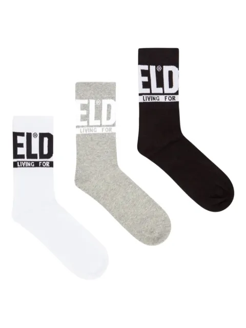 Diesel Skm-Ray socks (set of three) Black 00SAYJ2QATV