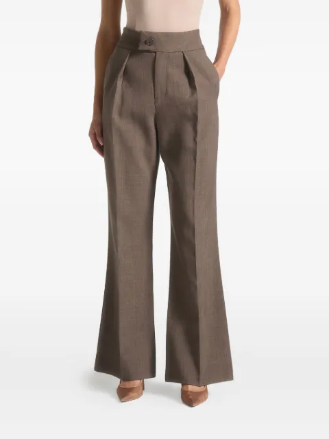 Manière De Voir high-waisted tailored trousers Brown WMN3958