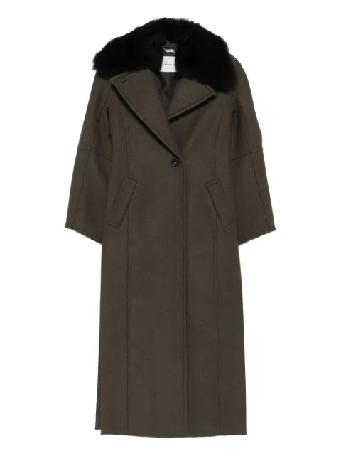 Blumarine single-breasted coat Green 2S099A