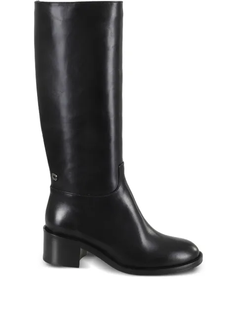 Carel Paris leather block-heel boots Black 332593