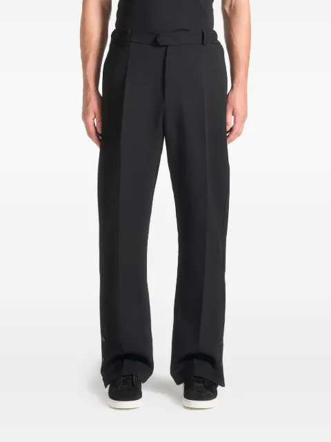 Manière De Voir Boris relaxed fit tailored button cuff trousers Black MAN27501