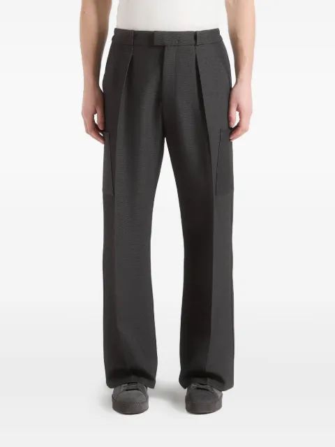 Manière De Voir Luca relaxed fit pleated pocket trousers Grey MAN3106