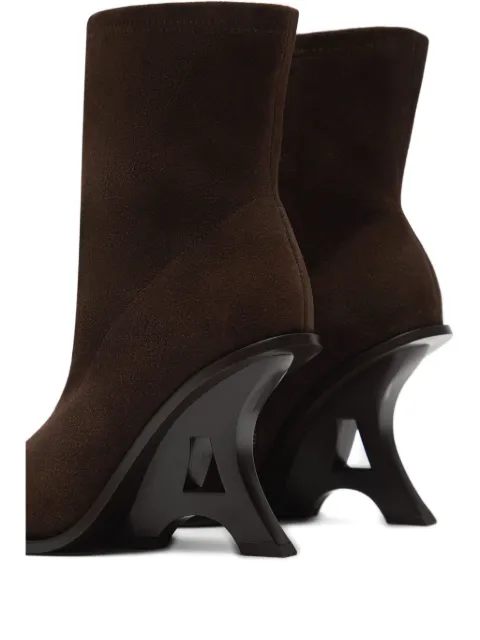 Manière De Voir L'Eiffel - heeled suede boots - espresso Brown WMNF010