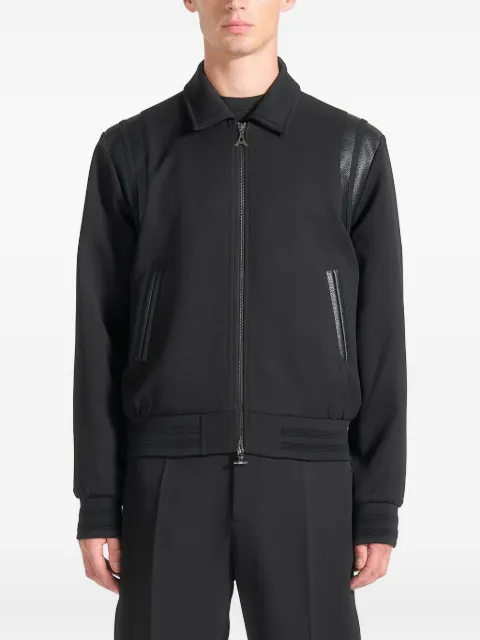 Manière De Voir Denis tailored varsity jacket Black MAN27491