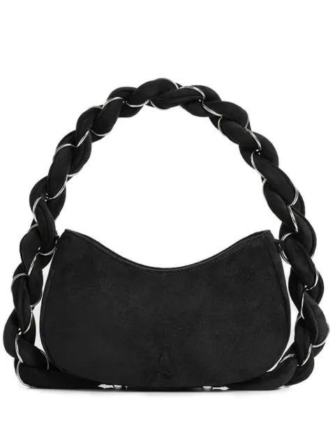 Manière De Voir Somme suede handbag Black ACC1314