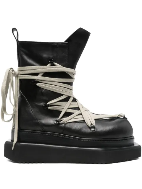 Rick Owens lace-up platform boots Black RU02E1872LGYW1