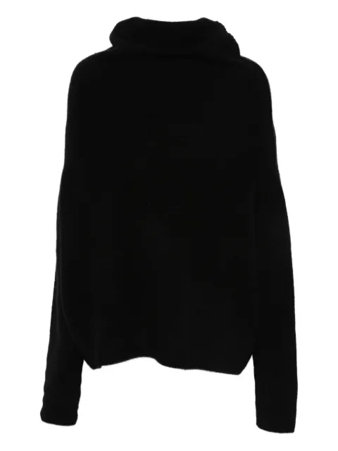 Rick Owens Shroud hooded jumper Black RU02E1692KWP