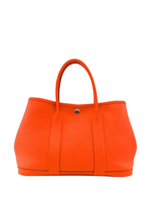 CHANEL Pre-Owned 2014 Negonda Garden Party 30 tote bag Orange XE7OCEWZFB10DOC7