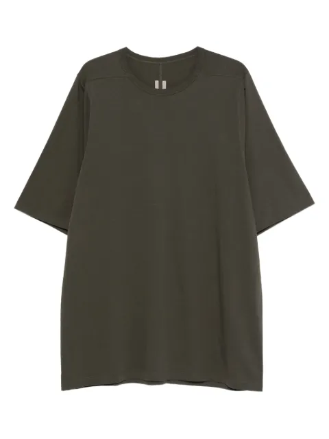 Rick Owens round-neck short-sleeved T-shirt Green RU02E1274JA