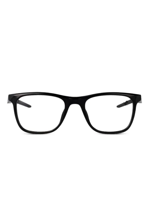 Nike Swoosh logo rectangle-frame glasses Black NIKE7056