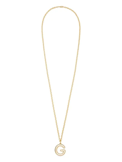Roxanne Assoulin Big Puffy Initial necklace Gold RXF25N117G