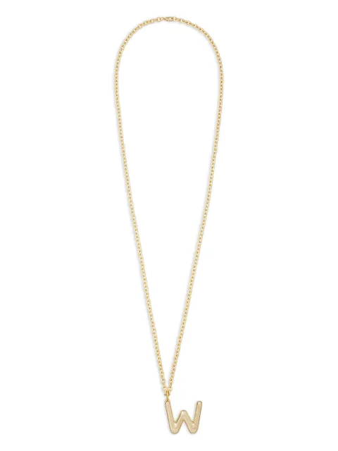 Roxanne Assoulin Big Puffy Initial necklace Gold RXF25N117W