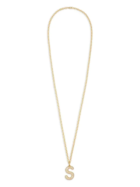 Roxanne Assoulin Big Puffy Initial necklace Gold RXF25N117S