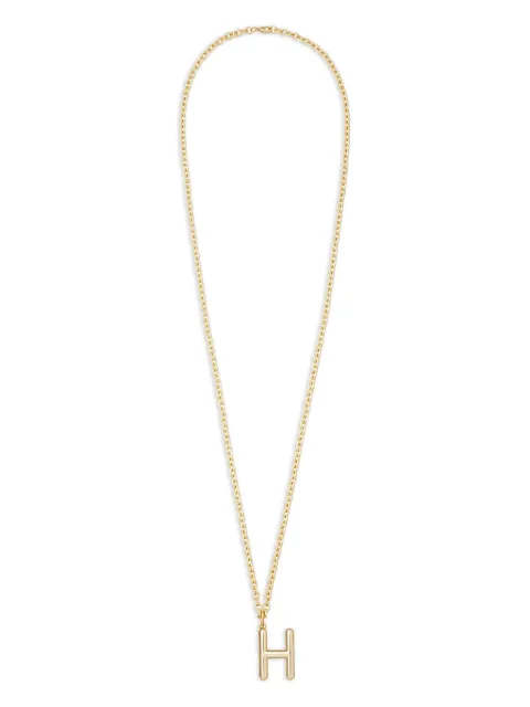 Roxanne Assoulin Big Puffy Initial necklace Gold RXF25N117H