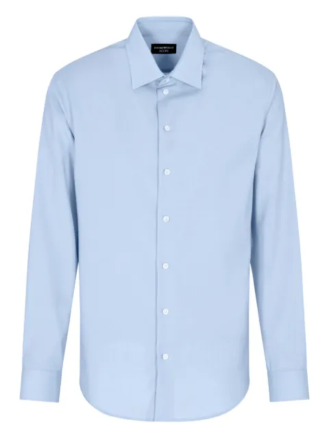 Emporio Armani long-sleeves button-up shirt Blue EM000099TE17302