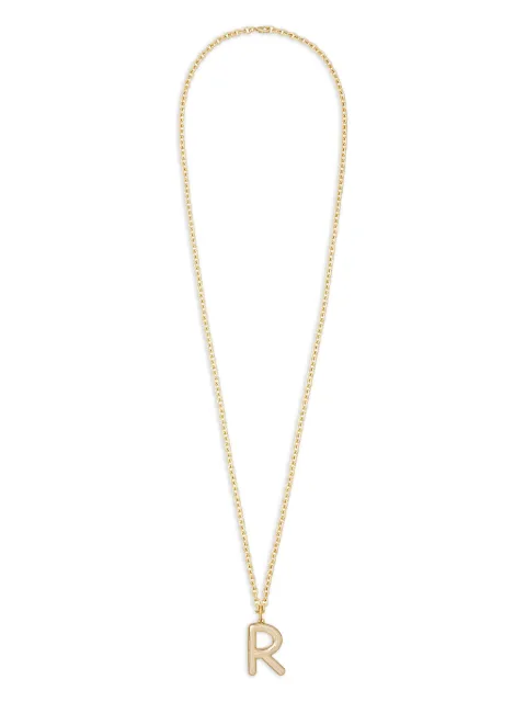 Roxanne Assoulin Big Puffy Initial necklace Gold RXF25N117R