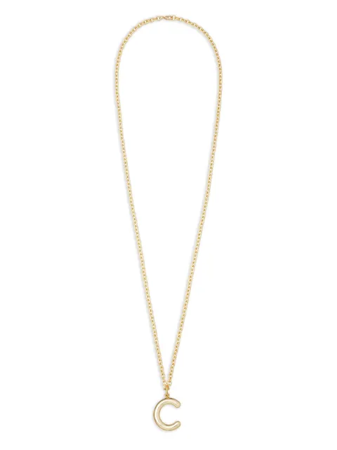 Roxanne Assoulin Big Puffy Initial necklace Gold RXF25N117C