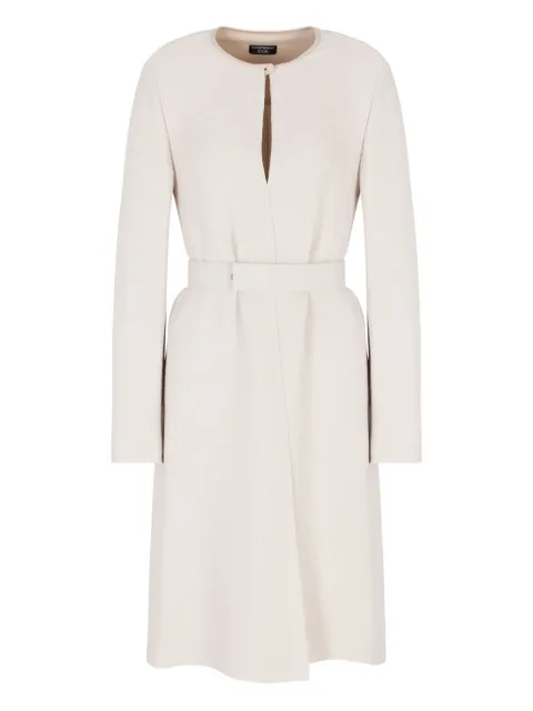 Emporio Armani belted mini dress Neutrals EW002310TE15812