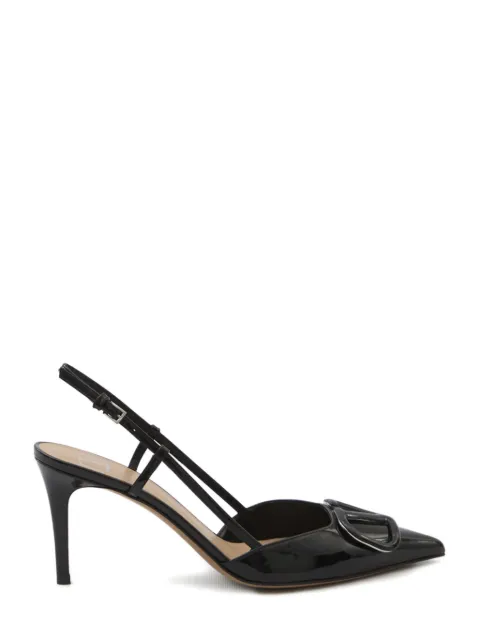 Valentino Garavani VLogo Signature leather pumps Black WS0R01TMK