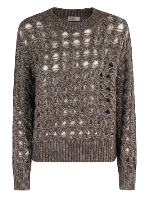 Herno open-knit sweater Brown MG00032DR70198097