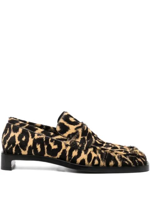 Jil Sander leopard-print loafers Neutrals J16WR0020P7393