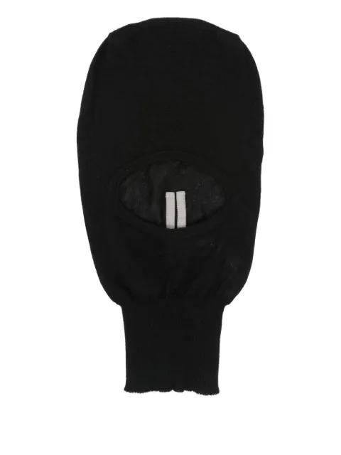 Rick Owens Skull cashmere balaclava Black RP02E4478WS