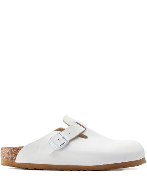 Birkenstock Boston Vegan "White" mules White 1022358