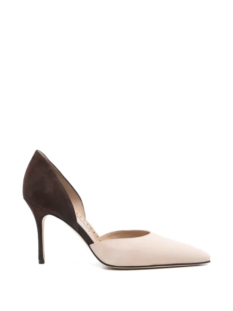Manolo Blahnik Taylerbinu point-toe heeled pumps Neutrals 4252083