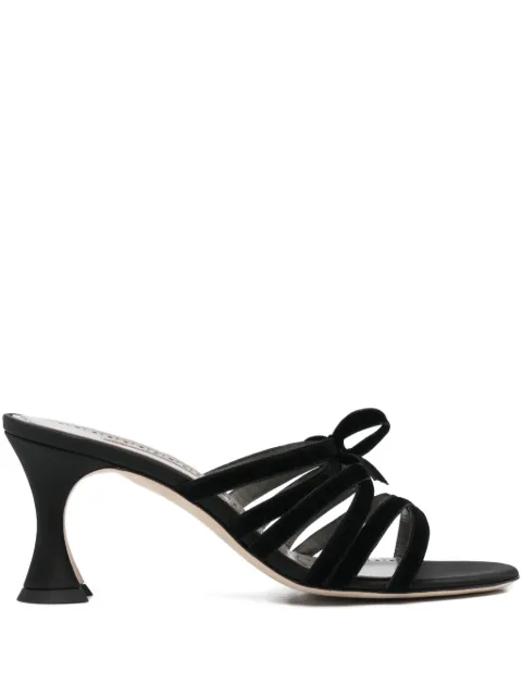 Manolo Blahnik 80mm Clementel sandals Black 4252212