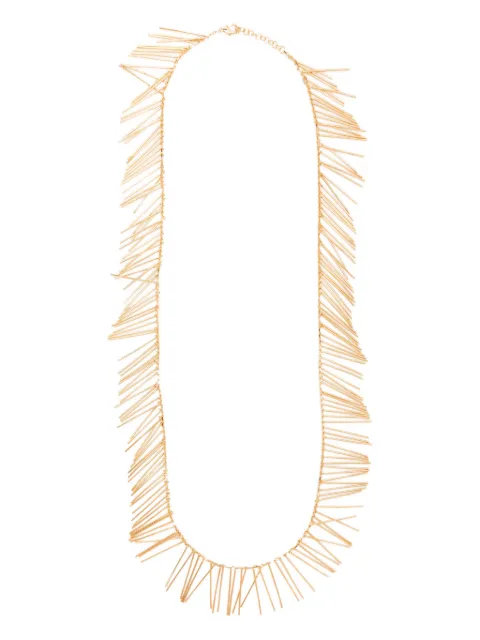 Jil Sander needle-detail necklace Gold J12UU0180P4877