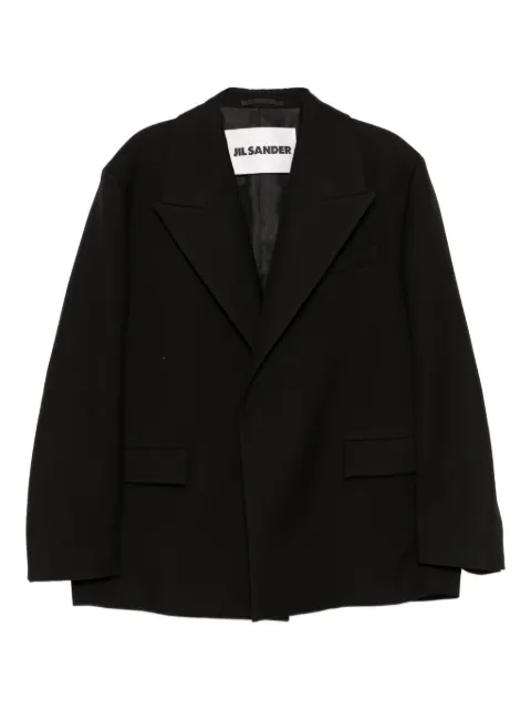 Jil Sander single-breasted blazer Black J21BN0216J40289
