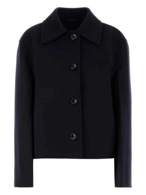 Jil Sander button-fastening collared jacket Black J02BN0231J40035
