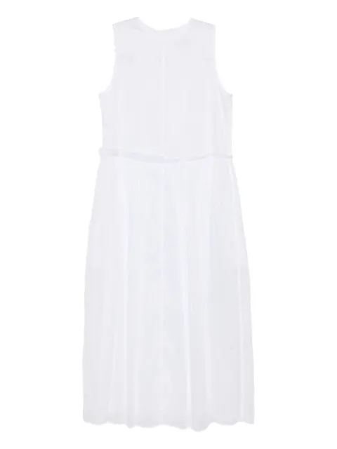 Jil Sander pleated cotton dress White J01CT0259J45014