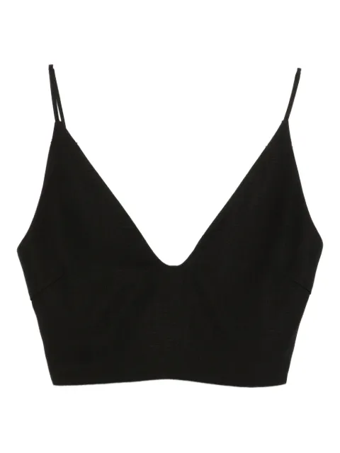 Jil Sander V-neck tank top Black J01NC0171J65005