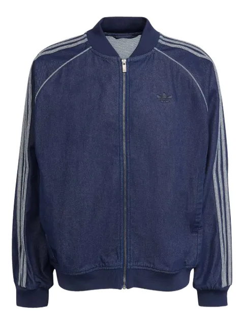 adidas three-stripe bomber jacket Blue JX6461
