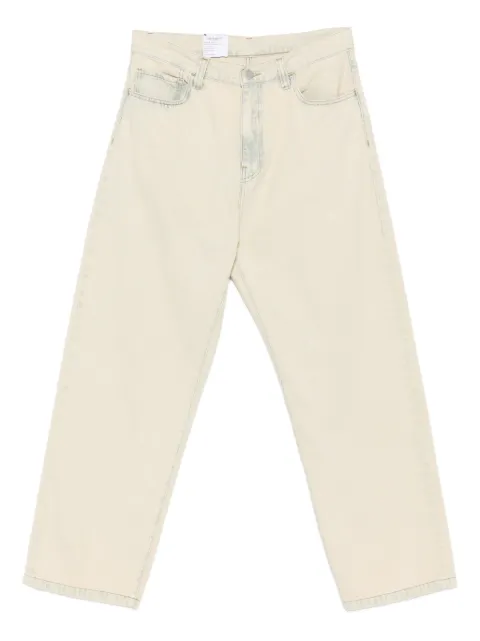 Carhartt WIP logo-patch straight-leg jeans Neutrals I030468