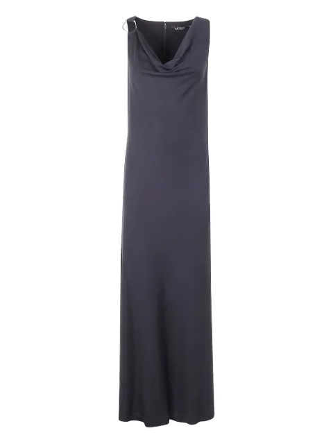 Lauren Ralph Lauren cowl-neck ring-detail maxi dress Black 253971057