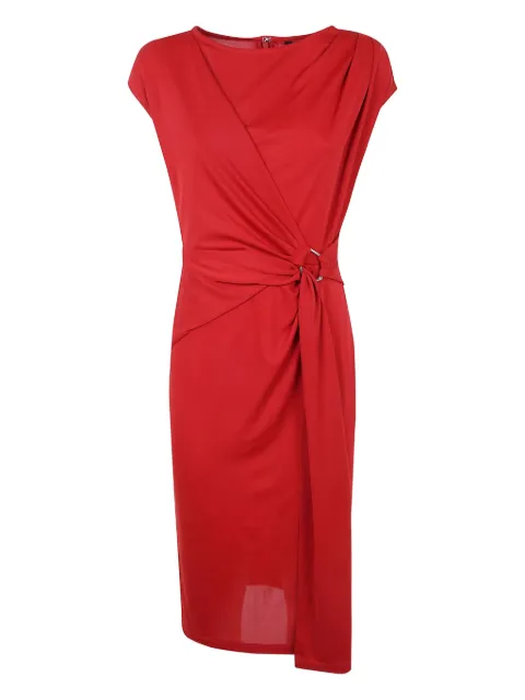Lauren Ralph Lauren ring-detail midi dress Red 200973601