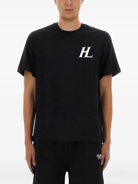 Helmut Lang logo-detail cotton T-shirt Black P04HM507001
