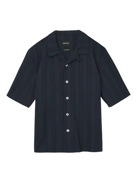 Howlin' striped short-sleeve shirt Blue COCKTAILDAMORENAVYSTRIPES