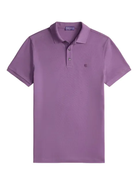 Ralph Lauren Purple Label logo-embroidered polo shirt Purple 790877021041