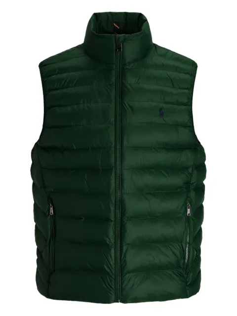 Polo Ralph Lauren logo-embroidered padded vest Green 710949962010