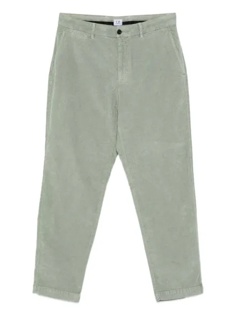 C.P. Company corduroy loose chino trousers Green 19CMPA170A006410O