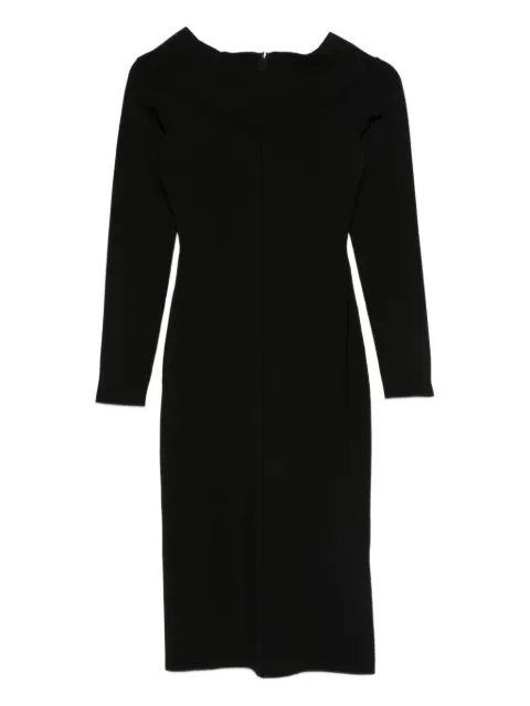Stella McCartney off-shoulder midi dress Black 6K10423S2543