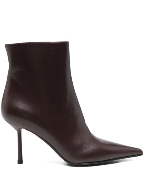 Le Silla 80mm Bella pointed-toe stiletto boots Red 4217C080BMPPNEM160