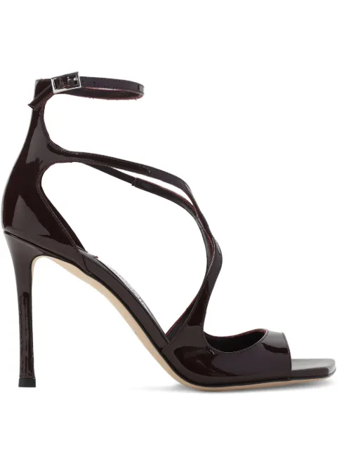 Jimmy Choo Azia 95 sandals Brown AZIA95PAT