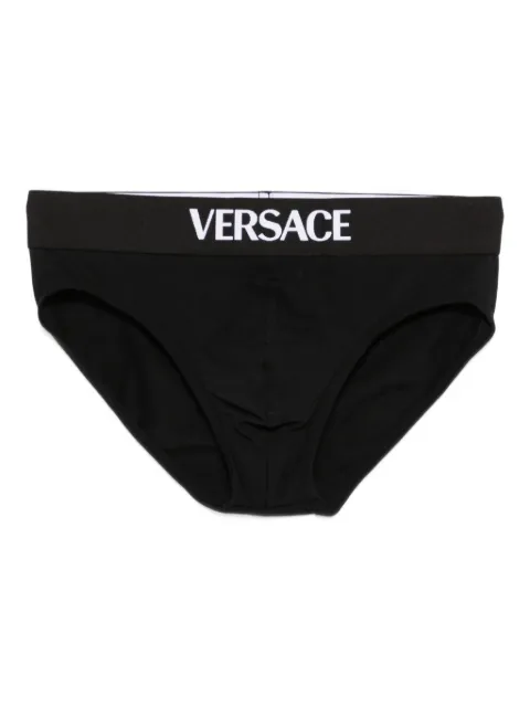 Versace cotton-jersey briefs Black 10205401A14783